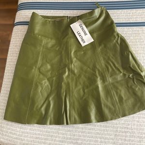 Genuine Leather skirt, never been worn **NWT**